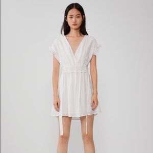 Zara tie waist dress